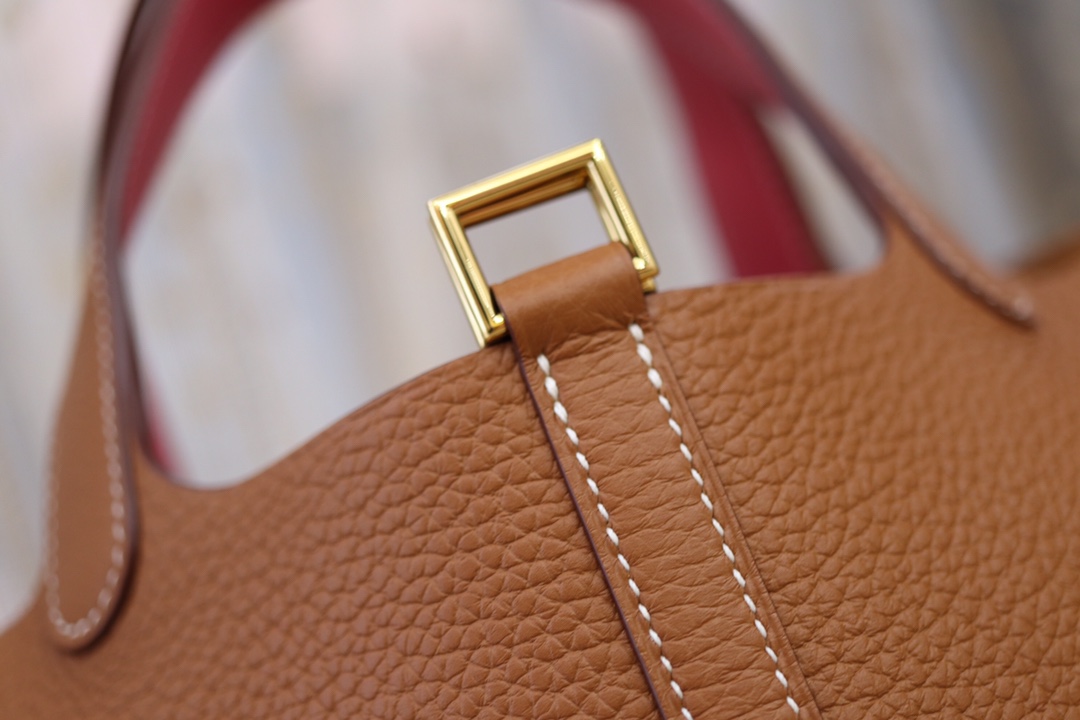 에르메스 피코탄18 골드브라운 금장